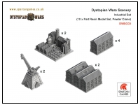 Dystopian Wars Scenery Industrial Set