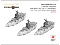 Republique of France Marseille Class Cruiser (3)
