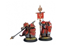 Khador Iron Fang Pikemen Officer & Standard Bearer
