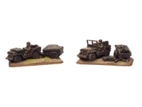 Jeep & Trailer (2x Resin)
