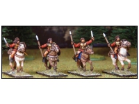 Libyan Cavalry. Spear, Muscled Pectoral, Round Shield