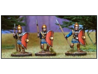 Veteran Libyan Spearmen 2. Advancing, Roman Equipment: Chainmail, Oval Shield