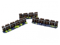 Fantasy Terrain, Archer Wooden Wall Set #1 (3)