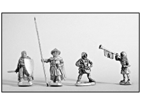Command Group of Dismounted Teutonic Knights
