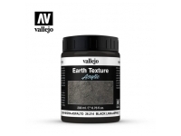 Vallejo Water, Stone & Earth: Black Lava / Asphalt (Earth) (200 ml.)
