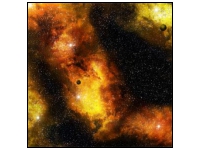 Fiery Nebula Space Game Mat