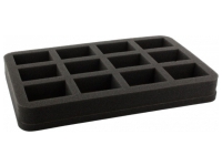 35 mm Half-Size Foam Tray, 12 Cut-Outs, with Bottom