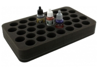 35 mm Half-Size Foam Tray, 37 Round Cut-Outs, with Bottom