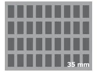 35 mm Full-Size Foam Tray, 36 Cut-Outs, with Bottom