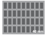 40 mm Full-Size Foam Tray, 36 Cut-Outs, with Bottom