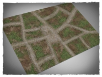 Deep-Cut Studio Gaming Mat: Cobblestone Streets Theme 4' x 6' (122 x 183 cm)