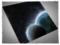 Deep-Cut Studio Gaming Mat: Planets Theme 3' x 3' (91,5 x 91,5 cm)