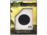 Plastic Bases - 40mm (5 pack)