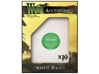 Green Translucent Bases - 30mm (10 pack)