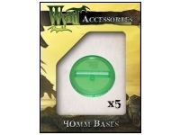 Green Translucent Bases - 40mm (5 pack)