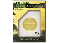 Gold Translucent Bases - 40mm (5 pack)