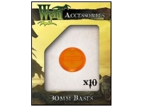 Orange Bases - 30mm (10 pack)