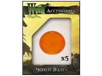 Orange Bases - 40mm (5 pack)