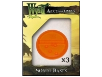 Orange Bases - 50mm (3 pack)