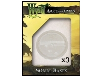 Clear Bases - 50mm (3 pack)