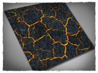 Deep-Cut Studio Gaming Mat: Inferno Theme 3' x 3' (91,5 x 91,5 cm)