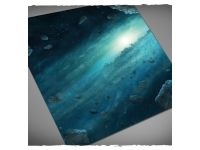 Mousepad Gaming Mat: Asteroid Field Theme 3' x 3' (91,5 x 91,5 cm)