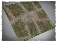 Mousepad Gaming Mat: Cobblestone Streets Theme 3' x 3' (91,5 x 91,5 cm)