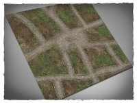 Mousepad Gaming Mat: Cobblestone Streets Theme 4' x 4' (122 x 122 cm)