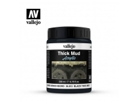 Vallejo Diorama Effects - Thick Mud: BLACK (200 ml)