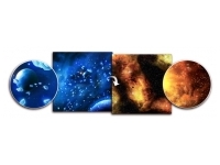 Gaming Mat - Ice Comets / Fiery Nebula (3'x3')