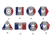 Team Yankee French Token Set