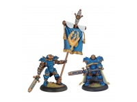 Cygnar Stormblade Officer & Standard Bearer