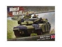 World War III: British Unit Card Pack (Team Yankee)