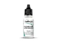 Vallejo Auxiliaries: Polyurethane Satin Varnish (18 ml)