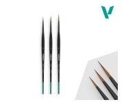 Vallejo Brushes: Synthetic - Detail Series Design Set Size 0 - 1 - 2