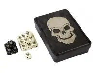 GF9 Skull Tin Dice set
