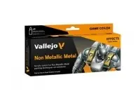 Vallejo Game Color Paint Set: Non Metallic Metal (8 färger)