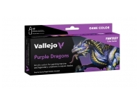 Vallejo Game Color Paint Set: Purple Dragons (8 frger)