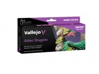 Vallejo Game Color Paint Set: Aztec Dragons (8 färger)