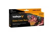 Vallejo Game Color Paint Set: Wash (8 färger)