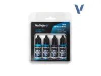 Vallejo: True Metallic Metal - Sapphire Blue Paint Set