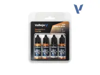 Vallejo: True Metallic Metal - Imperial Gold Paint Set