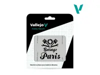 Vallejo Hobby Stencils: Vintage Garage Sign
